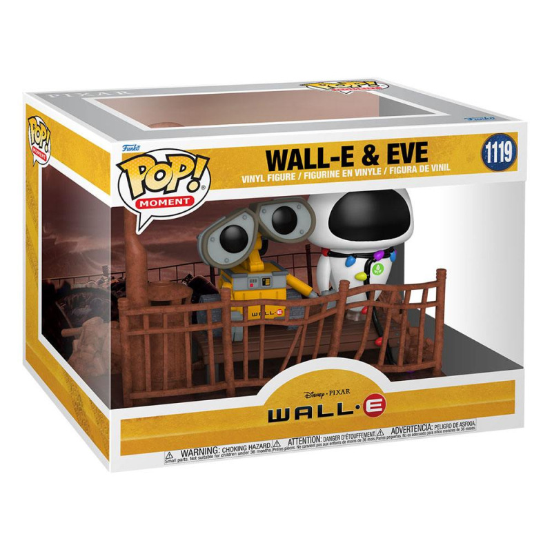 Wall-E POP Moment! Vinyl Figures 2-Pack Wall-E & Eve 9 cm 1