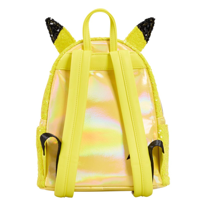 Pokemon by Loungefly Mini Backpack World 1-1 Sequin Pikachu Cosplay 3