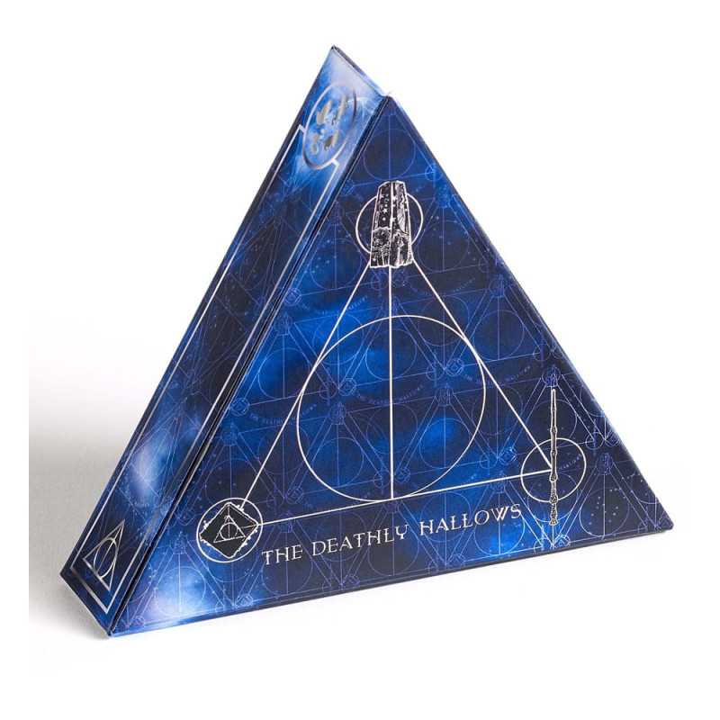 Harry Potter: Deathly Hallows spinning Necklace Gift Set (Silver Tone) 1