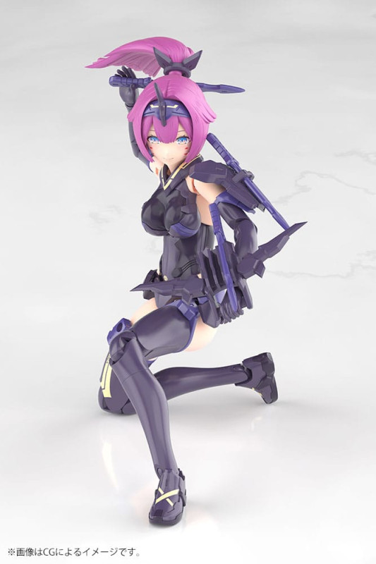 Megami Device Plastic Model Kit 1/1 Asra Archer Kizuna Shadow Edition Full Package 14 cm 9