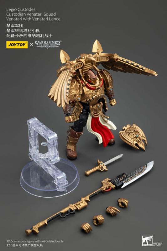 Warhammer The Horus Heresy Action Figure 1/18 Legio Custodes Custodian Venatari Squad Venatari with 8