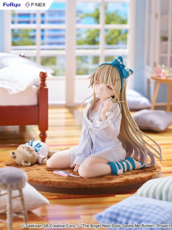 The Angel Next Door Spoils Me Rotten F:Nex PVC Statue 1/7 Mahiru Shiina Relax Ver. 14 cm 1