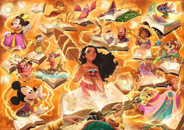 Disney Lorcana Jigsaw Puzzle Glimmers of the Realm: Amber (1000 pieces) 1