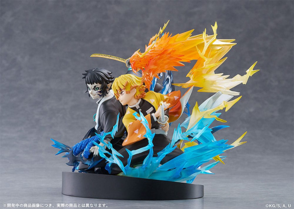 Demon Slayer: Kimetsu no Yaiba PVC Statue Zenitsu Agatsuma & Kaigaku 15 cm 2