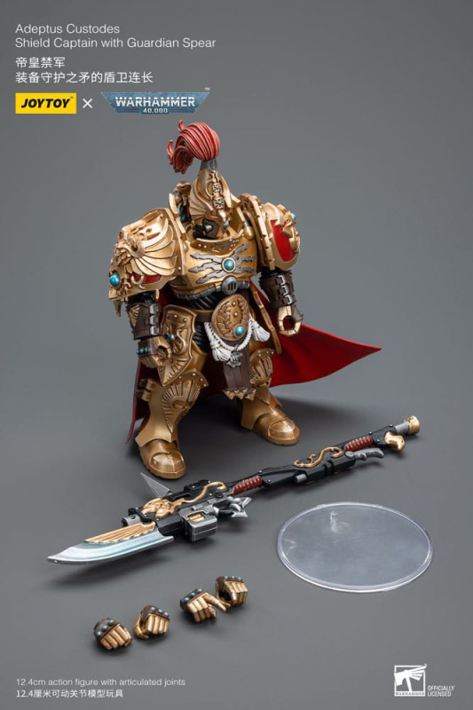 Warhammer 40k Action Figure 1/18 Adeptus Custodes Shield Captain with Guardian Spear 12 cm 7