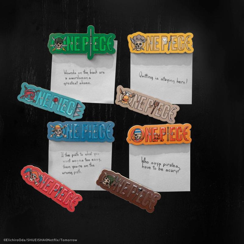 One Piece Fridge Magnet 8-Pack Title Sequence