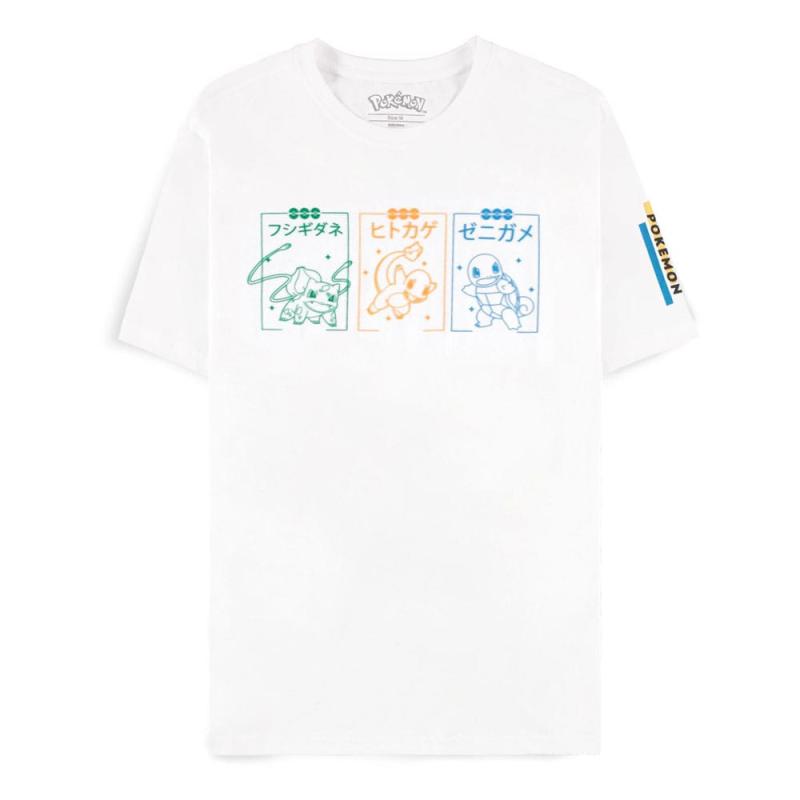 Pokemon T-Shirt Charmander, Bulbasaur, Squirtle
