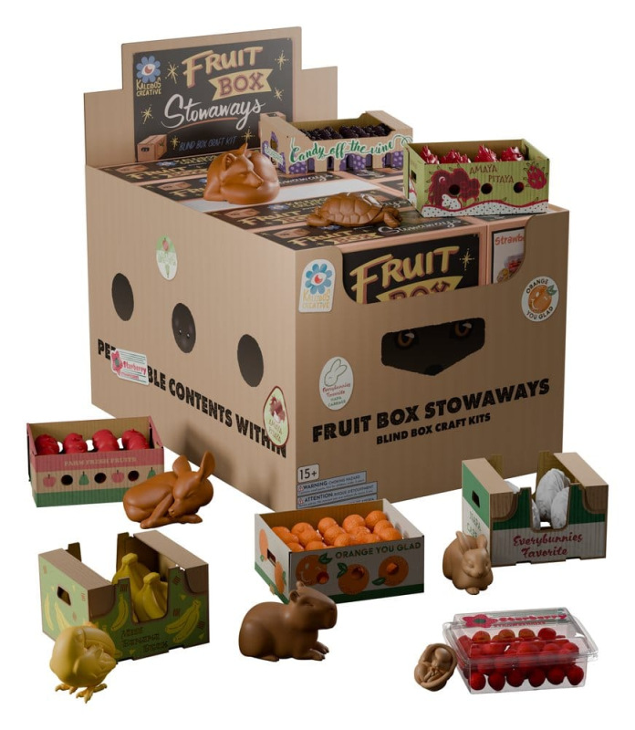 Fruit Box Stowaways DIY Craft Kit Blind Box Display (6) 3