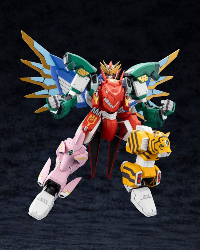 The Red Ranger Becomes an Adventurer in Another World Plastic Model Kit Maximum Kizuna Kaiser 17 cm 4