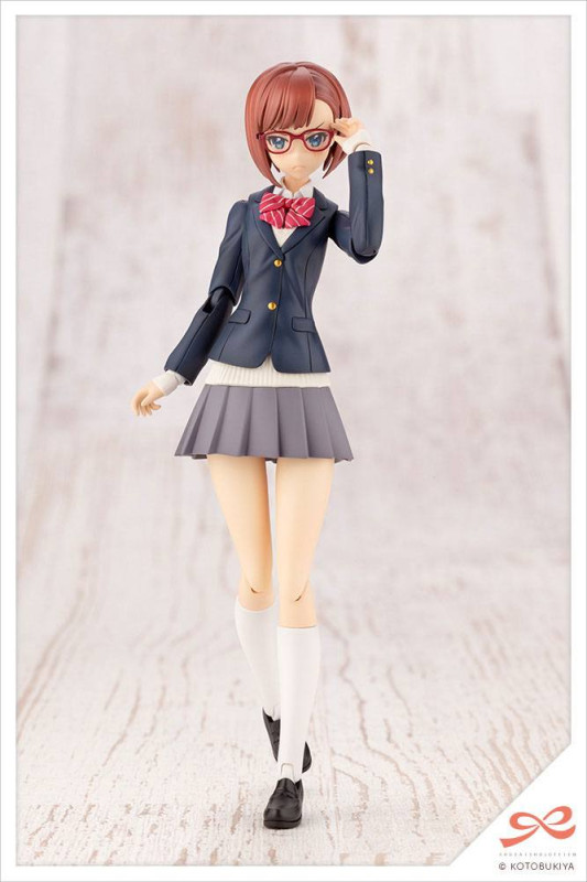 Sousai Shojo Teien Plastic Model Kit 1/10 Koyomi Takanashi Ryobu High School Winter Clothes 15 cm 2