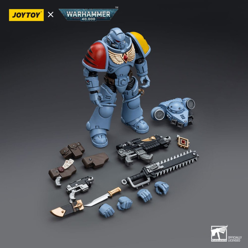 Warhammer 40k Action Figure 1/18 Space Wolves Intercessors 12 cm 13
