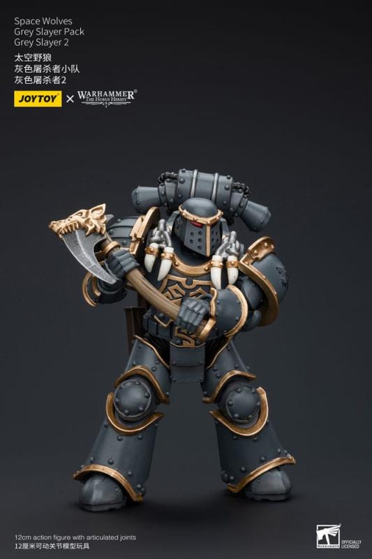 Warhammer The Horus Heresy Action Figure 1/18 Space Wolves Grey Slayer Pack Grey Slayer 2 12 cm