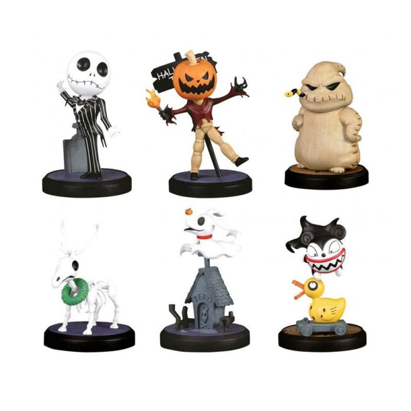 Nightmare Before Christmas Hero Box Classic Series Mini Figures 8 cm Display (6)