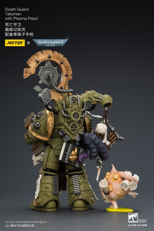 Warhammer 40,000 Action Figure Death Guard Tallyman 12 cm 3