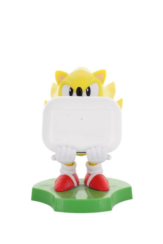 Sonic The Hedgehog Holdem Cable Guy Super Sonic 10 cm