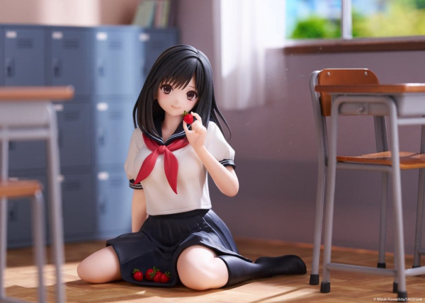 Strawberry 100% Desktop Cute PVC Figure Aya Tojo (School uniform Ver.) 13 cm 5