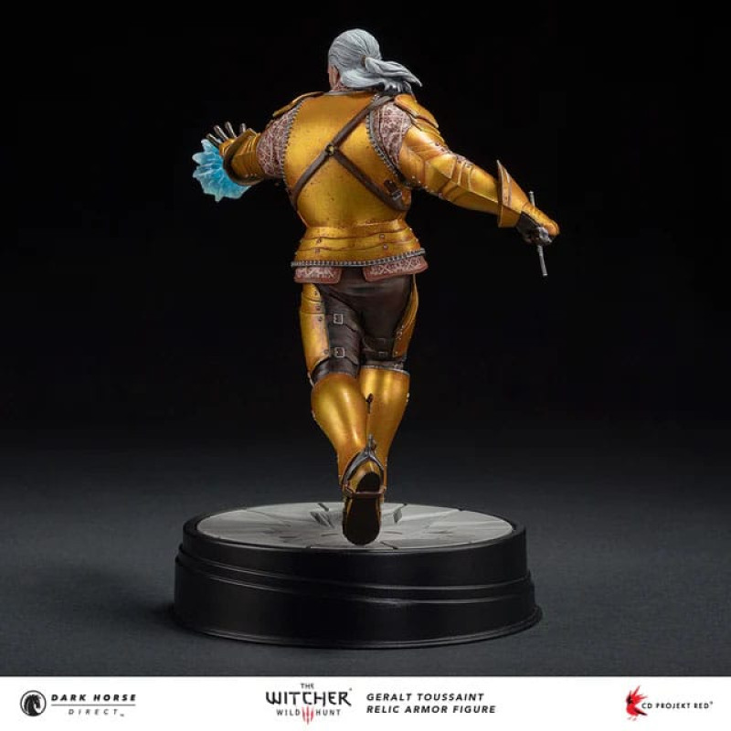The Witcher 3 PVC Statue Geralt Toussaint Relic Armor 20 cm 9