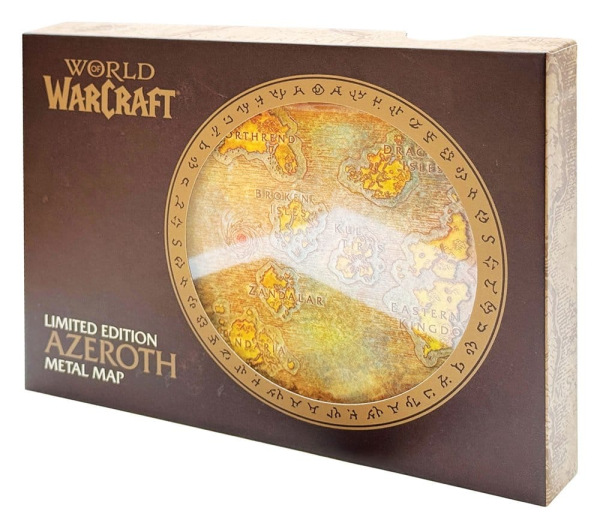 World of Warcraft Replica Metal Map of Azeroth Limited Edition 12 x 18 cm 3