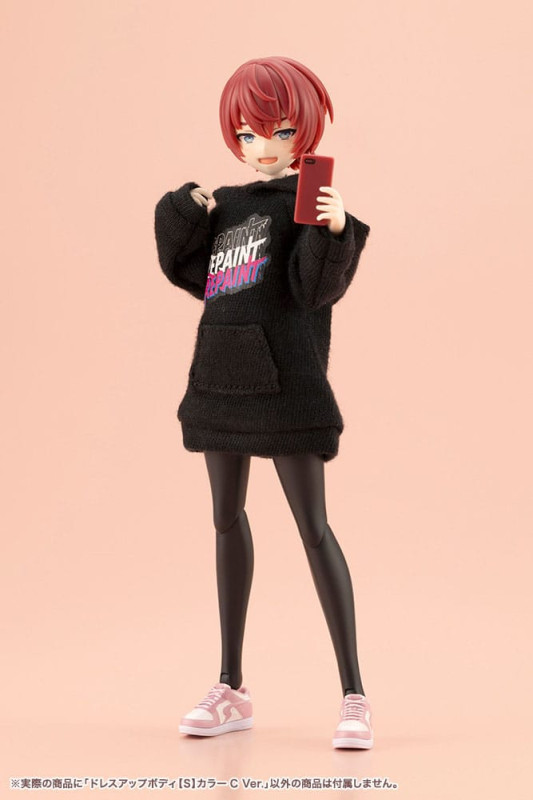 Sousai Shojo Teien Accessory Set for 1/10 Action Figures Dress Up Body Body Color C Size S 12