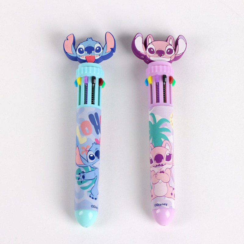 Loli & Stitch Multicoloured ball pens Display (16) 1