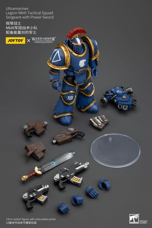 Warhammer The Horus Heresy Action Figure 1/18 Ultramarines Legion MKIII Tactical Squad Sergeant with