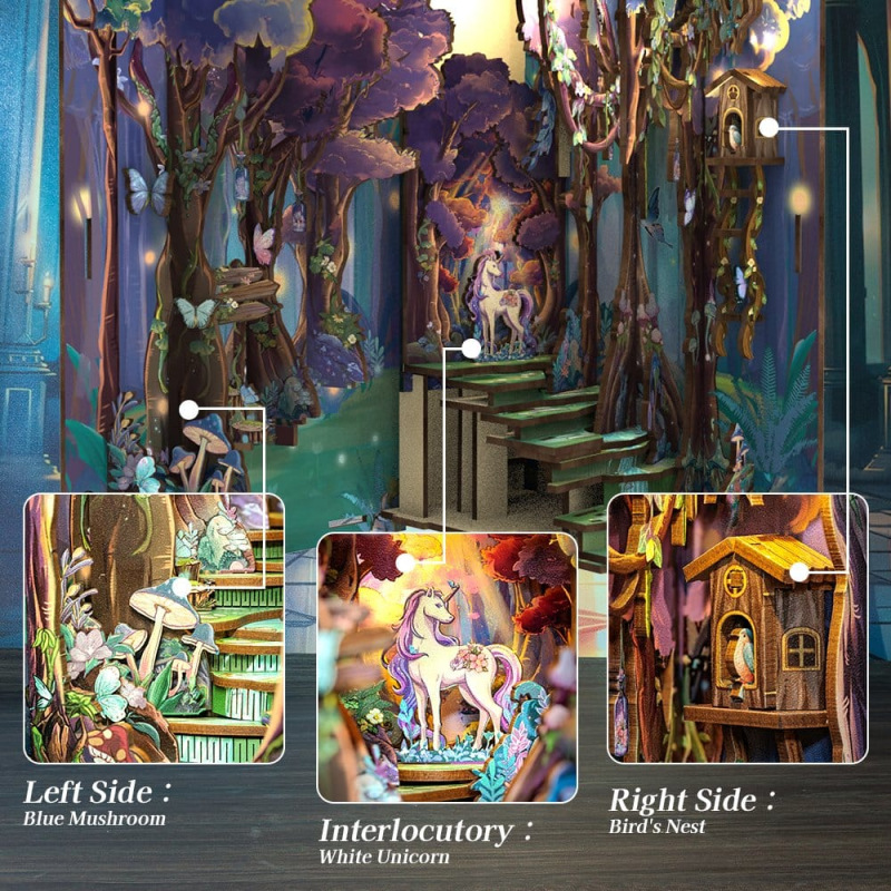 Book Nook The Grace of Forest 22 x 8 cm 7