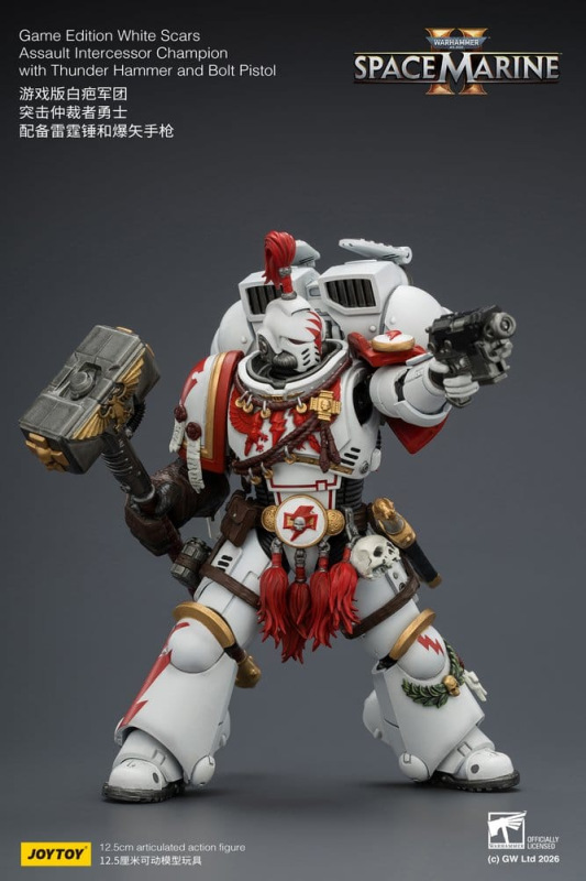 Warhammer Action Figure Game Edition White Scars Assault Intercessor Champion 13 cm 4