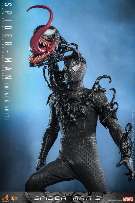 Spider-Man 3 Movie Masterpiece Action Figure 1/6 Spider-Man (Black Suit) 30 cm 6