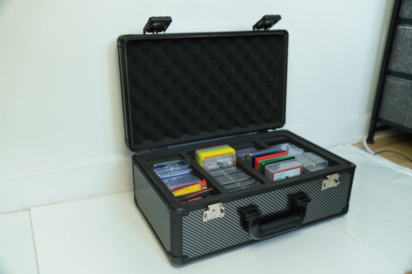 Evoretro Trading Card Storage Box for 120 Cards XL Gray 11