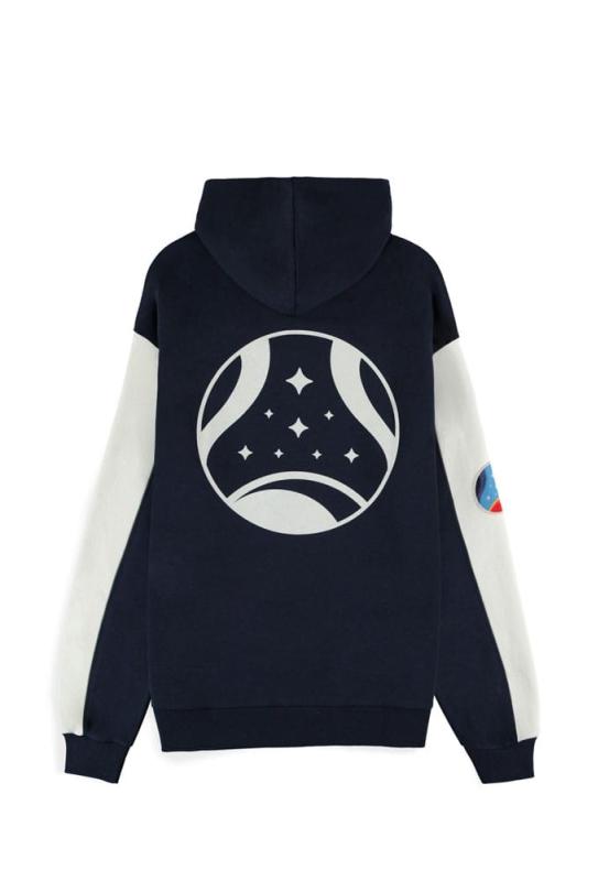 Starfield Zipper Hoodie Monochrome Emblem Size L