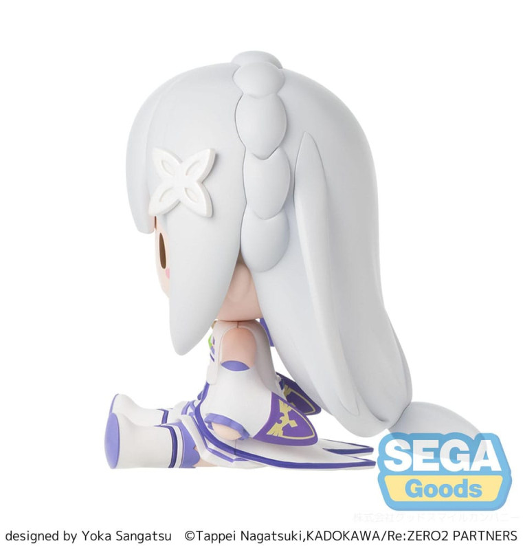 Re:Zero Starting Life in Another World Fuwa Petit Chibi Figure Emilia 8 cm 1
