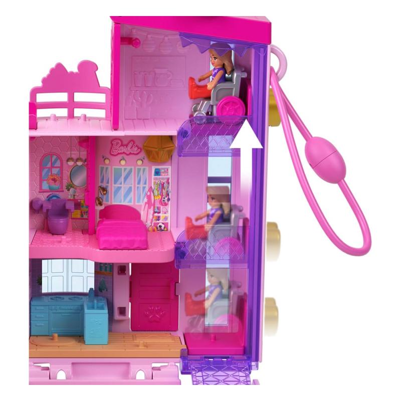 Barbie Polly Pocket Mini Figures & Playset Dollhouse