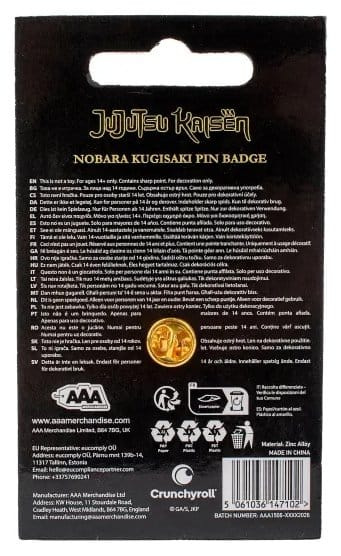 Jujutsu Kaisen Icon Pin Badge Nobara Kugisaki 1