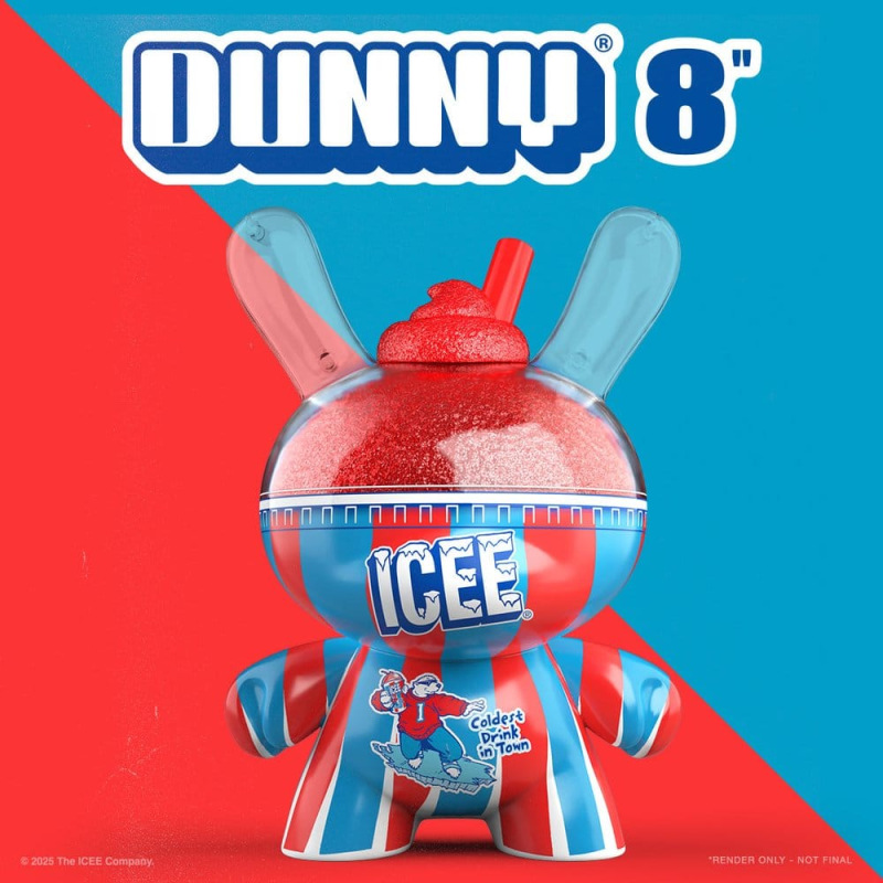 Icee Dunny Art Figure Cherry Icee 20 cm 3