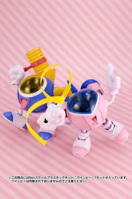 TwinBee Rainbow Bell Adventure Plastic Model Kit Winbee 10 cm 6