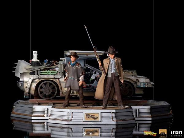 Back to the Future III Art Scale Statues 1/10 Full Set Deluxe 57 cm 1