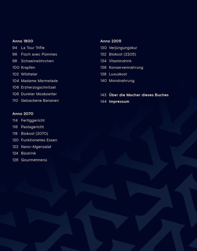 Anno: The Official Cookbook *German Version* 2