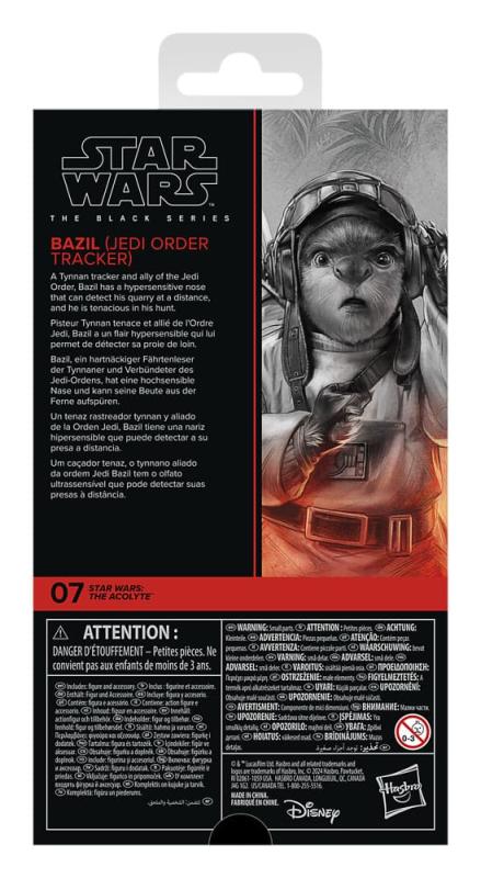 Star Wars: The Acolyte Black Series Action Figure Bazil (Jedi Order Tracker) 10 cm