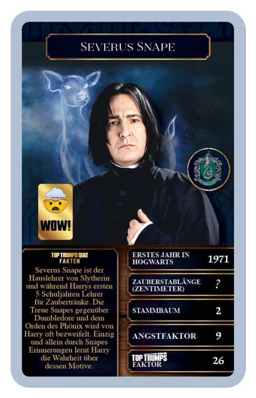 Harry Potter Card Game Top Trumps Witches and Wizards New Version *German Version* 2