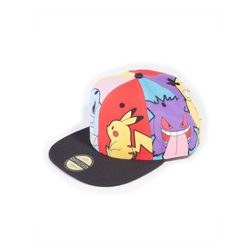 Pokemon Snapback Cap Multi Pop Art