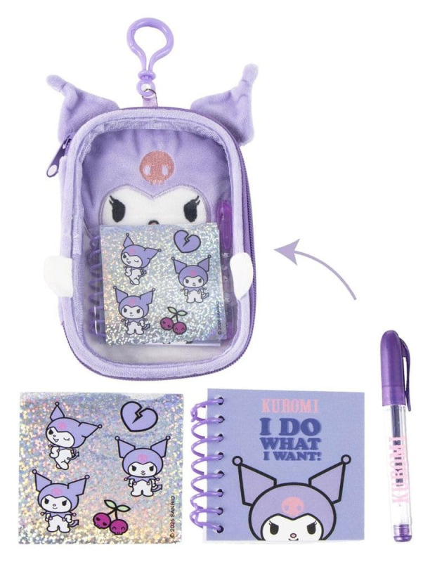 Sanrio Plush Stationery Set Kuromi