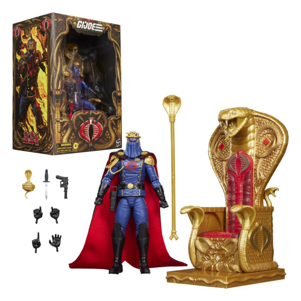 G.I. Joe Classified Series Action Figure Cobra Commander in Dress Uniform & Throne 15 cm 2