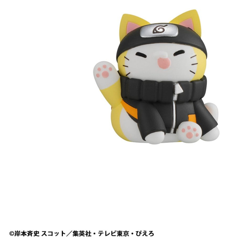 Naruto Shippuden Mega Cat Project Nyaruto! Mini Figures The bond between master and disciple ver. Bl 7