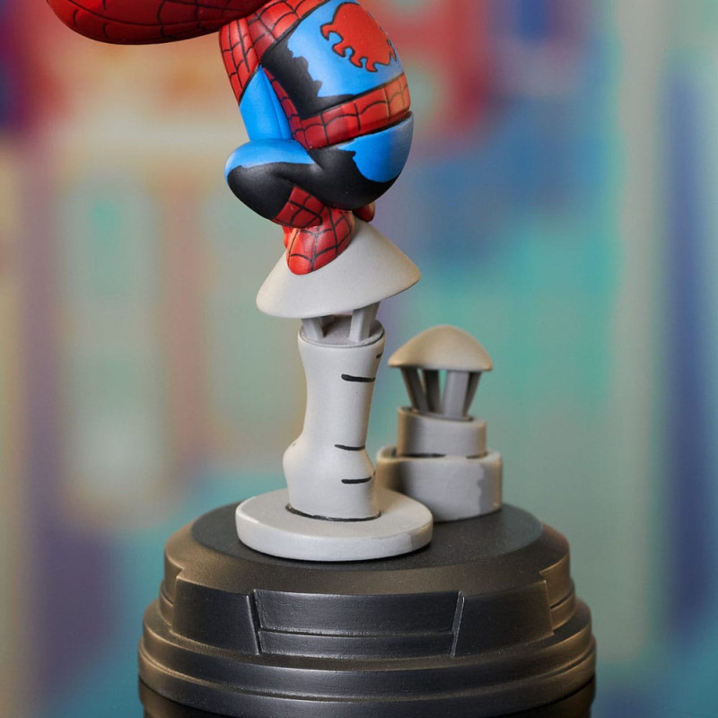 Marvel Animated Statue Spider-Man on Chimney 15 cm 10