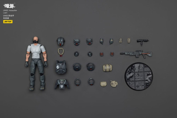 UNSC Dark Source Action Figur Assaulter Liam 7 cm 2