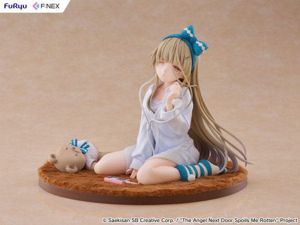 The Angel Next Door Spoils Me Rotten F:Nex PVC Statue 1/7 Mahiru Shiina Relax Ver. 14 cm 5