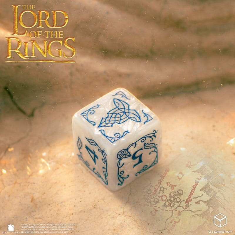 The Lord of the Rings: 10 D6 Dice Set Rivendell (Stone) 4