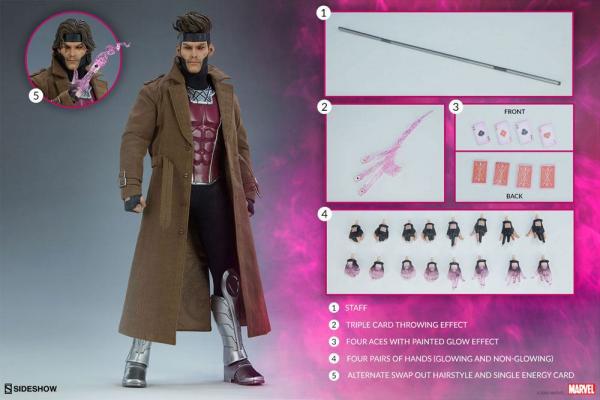 X-Men: Gambit Deluxe 1/6 Action Figure - Sideshow Collectibles