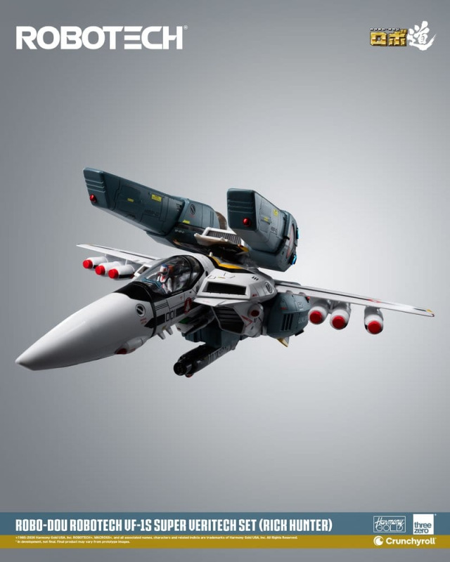 Robotech Robo-Dou Action Figure VF-1S Super Veritech Set (Rick Hunter) 20 cm 8