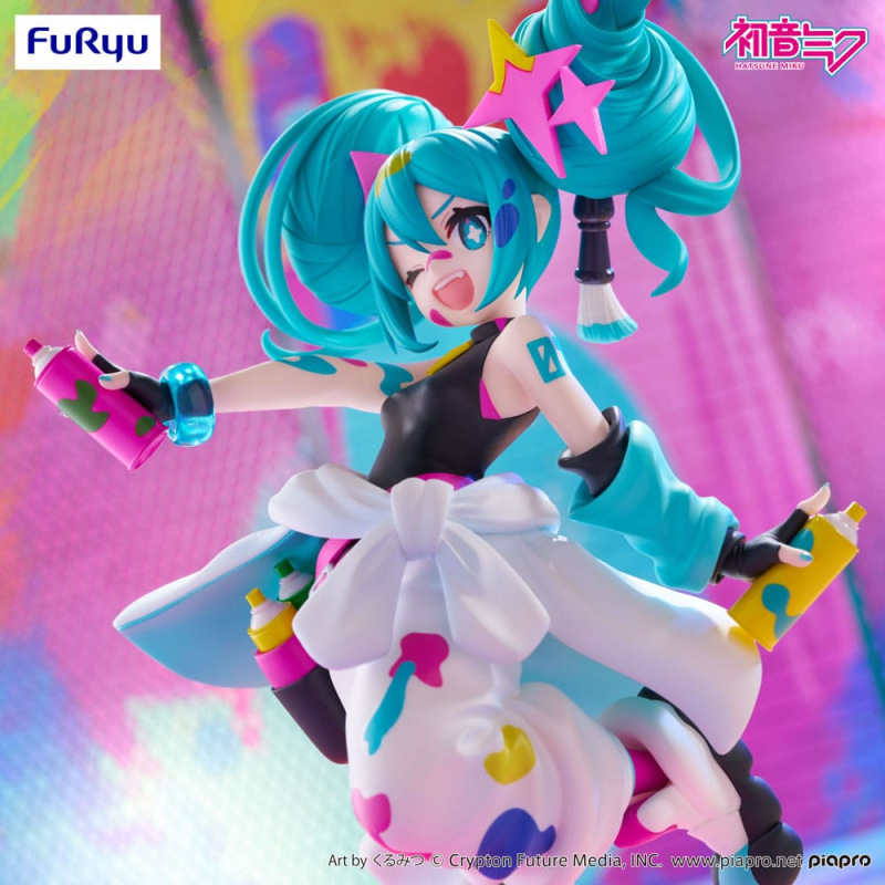 Hatsune Miku Trio-Try-iT PVC Statue Miku Paint Girl 19 cm 5